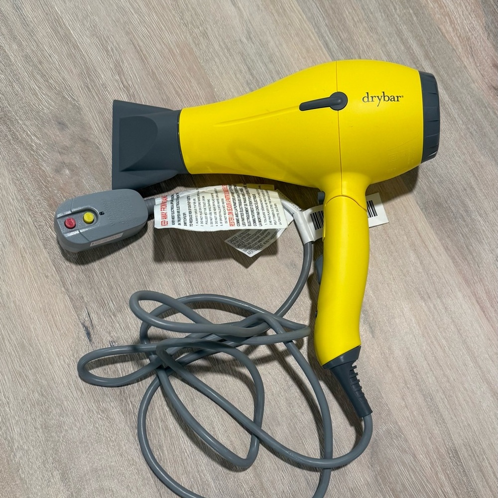 Drybar Yellow Hair Dryer- travel size